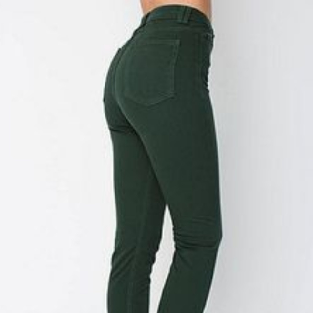 American Apparel Four-way Stretch Twill High-waist